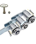 Zinc Alloy Quarter Turn Cam Lock Latch Kit With Key For Electrical Cabinets Doors Built Tough Ms70536 close-up
