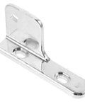 Adjustable 35mm Shaft Stainless Steel Refrigerator Freezer Door Hinge Replacement Part for Small Fridges, shown flat