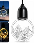 Dual Color LED Car Ambient Light Cross Pendant For Rearview Mirror Hanging Accessory With Two Color Glow Vibe Mood Lamp for SUVs