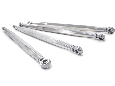 Beefed Up Billet Aluminum Rear Radius Arms For Polaris RZR XP 1000 And XP 4 1000 Models, 1-1/4 Inch 7075 Solid Aluminum Bar Upgrade Over OEM 3/4 Inch