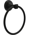Matte Black Hand Towel Ring Holder For Kitchen And Bathroom Mounts By Any Sink For Easy Towel Hanging At The Perfect Height
