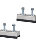 Heavy Duty Roof Rack Mounting Brackets 2 Pack For RV Roof Rails And Solar Panels with Stainless Steel Clamps, Side View