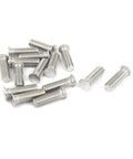 M6x20mm stainless steel flush-head self-clinching threaded studs, 15 pcs