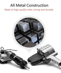Heavy Duty Pneumatic Steel Strapping Machine Tool 19mm Metal Sealer Tensioner And Cutter, all metal construction, industrial durability.