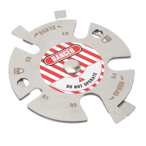 Industrial Pneumatic Air Source Lockout Device With 304 Stainless Steel Connector Two Padlock Holes Fits Five Hose Sizes