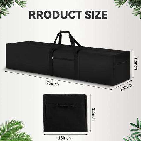 Extra Large 250 L Duffle Bag For Camping And Travel Waterproof Heavy Duty Storage Case dimensions 70 x 18 x 12 inches