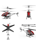 Kid Friendly RC Helicopter With Dual Batteries For Up To 30 Minute Flight, displayed from front, side, top, and angle views