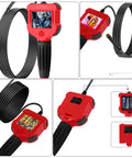 5.5mm Waterproof Borescope Camera Handheld Inspection Tool With 1m Cable And HD Screen showing mechanical parts