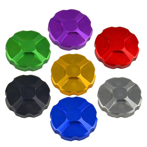 Variety of colorful Aluminum Alloy Shock Absorption Air Valve Covers For Bike Suspension Front Fork Caps, tool-free install.