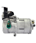 Slick Electric Air Conditioning Compressor For Kia Niro Plug In Hybrid 1.6L featuring a side view with electrical connections.