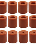12 Pack Silicone Bed Mounts And Leveling Springs For 3D Printers, Dope Bed Leveling Upgrade For Ender 3, Ender 3 S1 Pro, CR-10 And Ender 5, Orange, Cuts Bed Vibration And Keeps Prints Solid