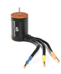 Firma 6500Kv Brushless Motor For RC Cars And Drones SPMXSM2800 with color-coded wires on white background.