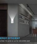 10 Pack Light Switch With LED Night Light And Auto On Off Sensor, 15 Amp Rocker Single Pole Wall Switch in a dim hallway.