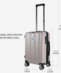 Expandable Hardside Carry-On Luggage With Spinner Wheels Built-In TSA Lock And USB Port 20-Inch Upright Roller Suitcase