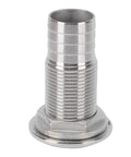 Thru Hull Barbed Fitting 316 Stainless Marine Grade Outlet Inlet Connector Three Quarters Inch for Yacht Boat Installation