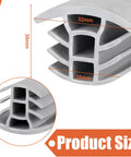 Flexible EPDM Concrete Expansion Joint Filler For Driveways And Cracks Weather Resistant Rubber Strip Repair Replacement Joint 1 Inch Wide 15 Feet Long Cut To Fit For Easy DIY Fix shown with size dimensions 30mm by 32mm.