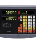 Two Axis DRO Digital Readout For Milling Lathe Grinder And CNC Tools, front view with display and control buttons visible.
