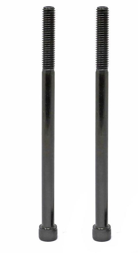 Top Shelf Alloy Steel Hex Socket Head Cap Screws 3/8 16 X 6-1/2 showing partially threaded black oxide fasteners.
