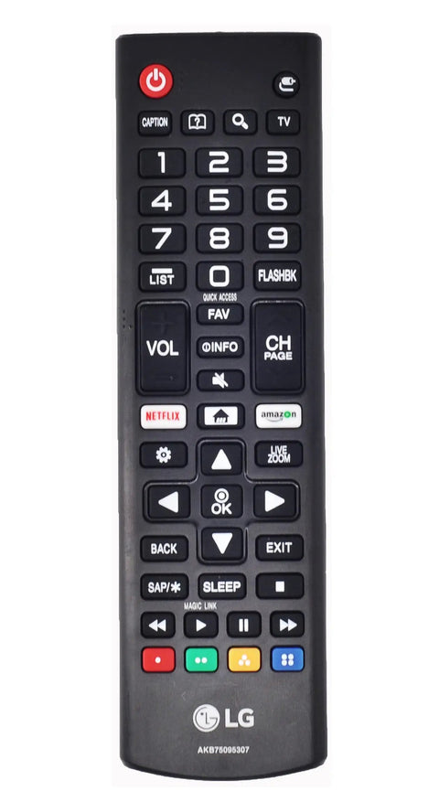 Easy Plug And Play Smart TV Remote For All LG LCD LED OLED TVs AKB75095307 No Reprogramming Needed Batteries Not Included Replacement Remote