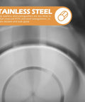 Stainless Steel Airtight Bucket With Cover For Beverages Camping And Beer Chilling Portable Sealed Metal Cooler Bin