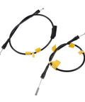 Two Piece Rear Upper Left And Right Door Latch Release Cables Kit For Ford F150 Extended Cab 2004 2008 And Lincoln Mark LT