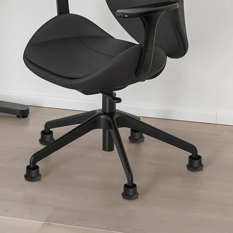 Six Pack Heavy Duty Desk Chair Wheels And Furniture Glides For Carpeted Floors Durable Iron And PP Construction To Protect Floors And Glide Smoothly Office Chair Casters For Quiet Easy Movement on black office chair base