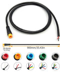 Waterproof Ebike Cable Extension Kit With Male And Female Two To Six Pin Connectors For Display, Throttle And PAS