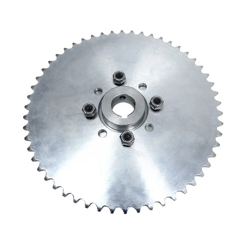 54 Tooth Sprocket And Hub Set For 1 Inch Axle Fits 40 41 And 420 Chain Mini Bike And Kart Applications Built Tough Steel With Key Stock