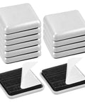 12 Piece Self Adhesive Furniture Sliders Set For Carpet And Hardwood Floors Reusable Glide Pads For Heavy Sofas Chairs Tables And Cabinets