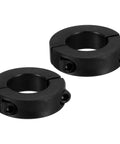 Bore 30mm Double Split Shaft Collar 54mm Outer Diameter 15mm Thick 2 Pack 45 Carbon Steel Locking Clamp with Set Screws