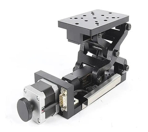 Motorized Rotary Positioning Stage With Vertical Travel For Lab Optical Instrumentation, Lab Grade High Precision Electric Platform