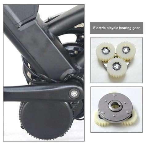 3 Pack 36 Teeth E Bike Wheel Hub Motor Planetary Gears With Bearing Compatible With Bafang Hub Motors 38mm Diameter