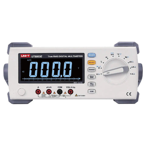 Pro Grade Digital Multimeter with 199999 count, 4.3 inch TFT display, 100kHz frequency response, dual display, controls visible