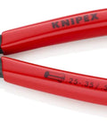 Workhorse Crimping Pliers for Cable Ferrules and Wire Terminals, DIN 46228 Compliant, shown with red handles and deep half-round dies.
