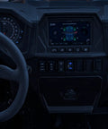 Dashboard with controls and LED for Upgraded Fan Override Switch Kit With Relay And LED Rocker Switch For Safer Engine Cooling