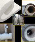 Top Shelf Heavy Duty Ceramic Fiber Blanket 24 By 12 By 1 Inch Thick fireproof insulation mat around industrial pipes