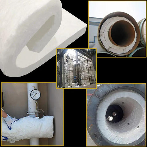 Top Shelf Heavy Duty Ceramic Fiber Blanket 24 By 12 By 1 Inch Thick fireproof insulation mat around industrial pipes
