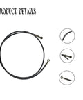 69 Inch Hydraulic Brake Hose For Coleman KT196 Go Kart Off Road 175 Cm Long Pro Grade Replacement Brake Line Cable