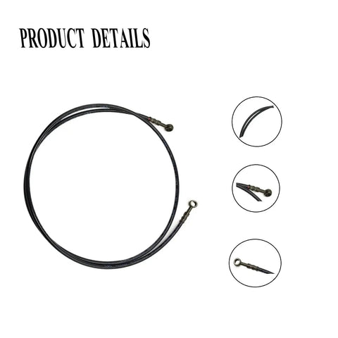 69 Inch Hydraulic Brake Hose For Coleman KT196 Go Kart Off Road 175 Cm Long Pro Grade Replacement Brake Line Cable