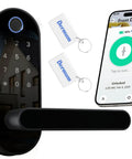 Fingerprint Smart Lock With Keypad And App Control Keyless Entry Biometric Deadbolt And Handle Auto Lock Remote Code