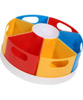Must Have Rotating Desk Organizer With Six Compartments For Pens And Art Supplies, Large Capacity Desktop Holder, 360 Degree Spin Access For Brushes Pencils Markers And Metallic Pens, Lightweight Durable Office Desk Organizer, six-color plastic