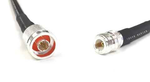 35 Foot LMR 400 Coax Extension N Male To N Female connectors for outdoor antennas