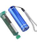 Pro Grade Reball Solder Mask Stencil Kit For CPU And BGA Repairs, DIY PCB Patch Tool with blue curing lamp and green oil tips