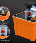 Close-up of 10 Ton Car Frame Machine Auto Frame Straightener Puller for Body Repair Hydraulic Frame Repair Tool, showing valve details.