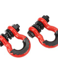 Beefed Up D Ring Shackle 5952 Lbs Towing Capacity Seven Eighth Inch Screw Pin Anchor Shackle For Off Road Winch Recovery With Isolator And Washer