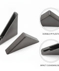 Heavy Duty Black PP Corner Protectors For Shipping And Handling, Edge Guards, shows durable plastic and cushioning design