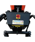 Built Tough Rock Solid Heavy Duty Electric Hydraulic Dump Cart 1100 Lb Workhorse control panel and safety features overview.
