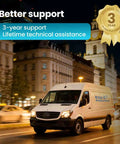 Eco Pool Tech van offering 3-year support for Powerful Pool Heat Pump For Above Ground Pools Up To 5000 Gallons With Turbo X Ultra Compressor