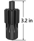 Side view of black 3.2 inch Engine Barring And Flywheel Crank Turning Heavy Duty Pro Grade Tool For PACCAR MX 13 And MX 11 Engines.