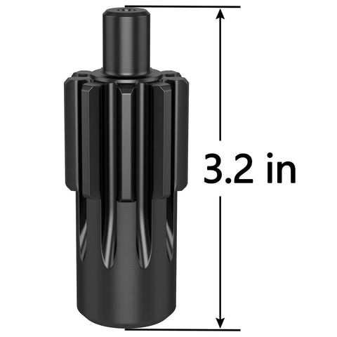 Side view of black 3.2 inch Engine Barring And Flywheel Crank Turning Heavy Duty Pro Grade Tool For PACCAR MX 13 And MX 11 Engines.